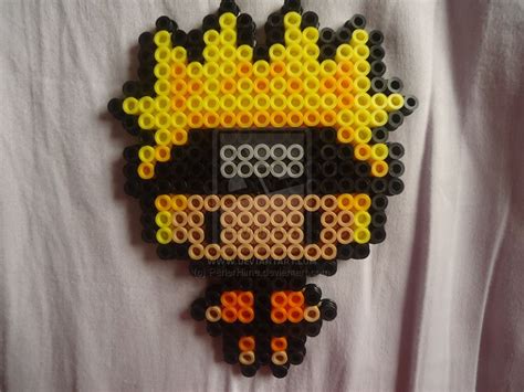 Naruto Uzumaki Pearler Bead Patterns Pearl Beads Pattern Fuse Bead