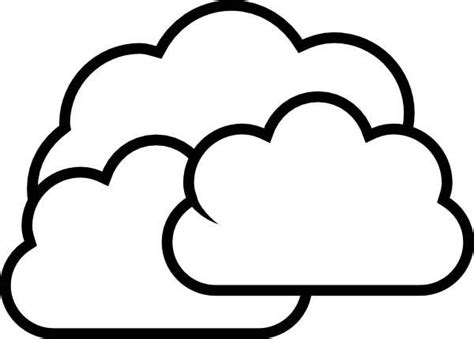 Coloring Pages Of Clouds Coloring Home