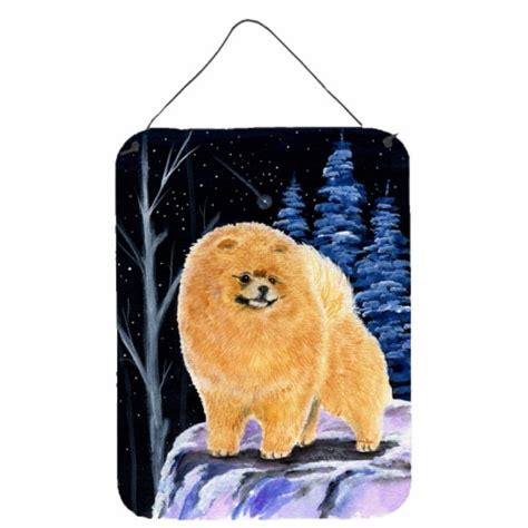 Carolines Treasures Ss8396ds1216 Starry Night Pomeranian Wall Or Door Hanging P 16hx12w Kroger