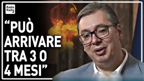 Presidente Serbo Sull Orlo Delle Lacrime Durante L Intervista Siamo A