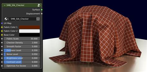 procedural cloth fabric materials