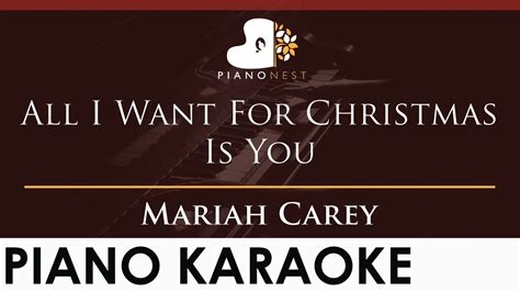 Mariah Carey - All I Want For Christmas Is You - HIGHER Key Chords ...