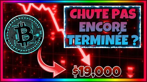 CHUTE du MARCHÉ CRYPTO BITCOIN BTC pas encore TERMINÉE YouTube