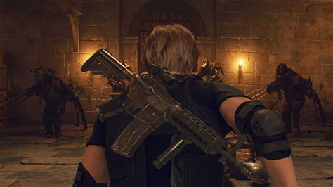 Resident Evil Remake Using Cqbr Against Garradores Antechamber