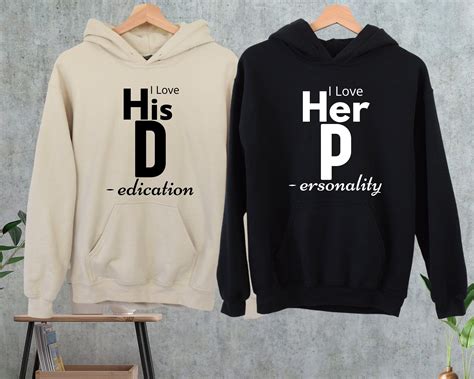 I Love Her Personality Sweatshirt His Dedication Hoodie Etsy Cute