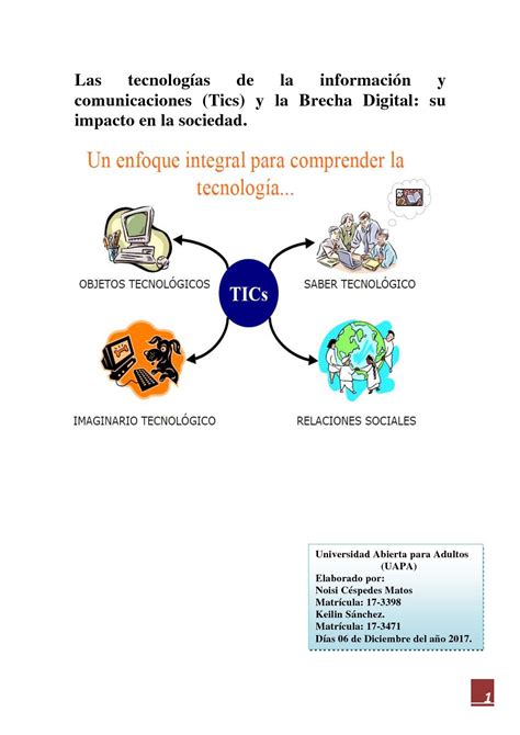 Calaméo Las Tics Y La Brecha Digital Su Impacto En La Sociedad Noisi