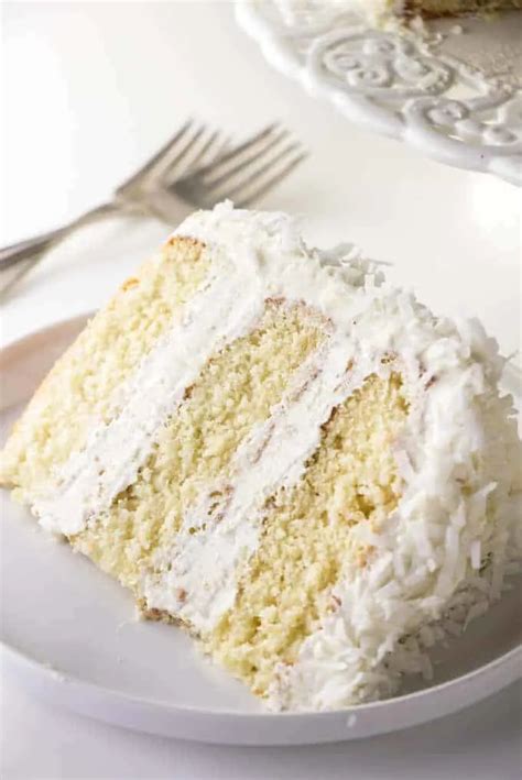 Coconut Cake With Coconut Buttercream Frosting Savor The Best