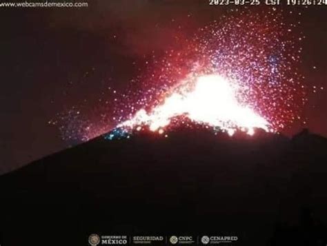 Reportaron Fuertes Explosiones En El Popocat Petl