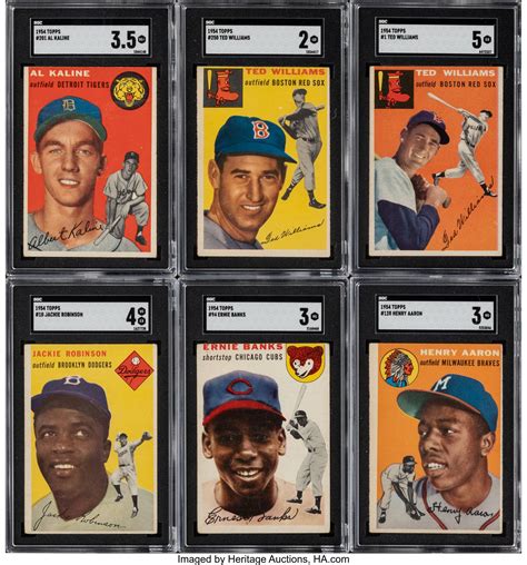 1954 Topps Baseball Complete Set (250). ... Baseball Cards Sets | Lot ...