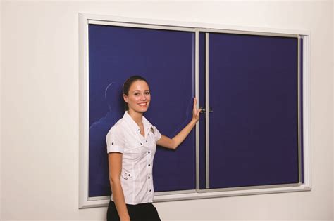 Spaceright Safety Locking Noticeboards Tamperproof Fire Rated