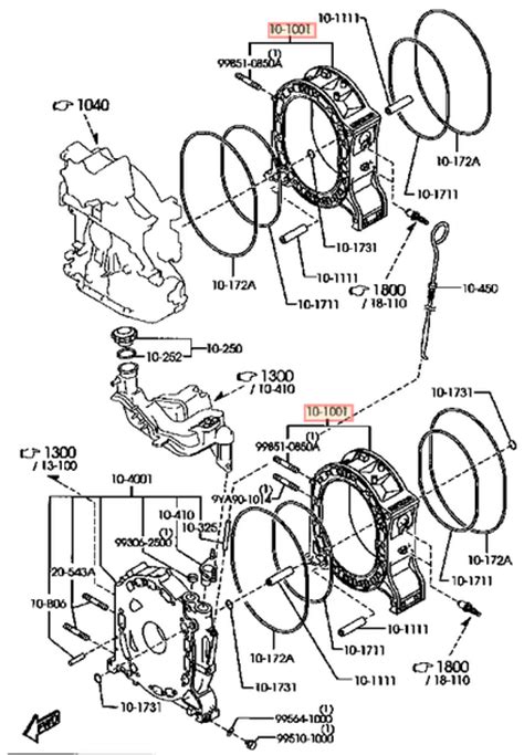 Genuine Mazda B Turbo Rotary Engine Front Rotor Housing Rx Rx Fc S