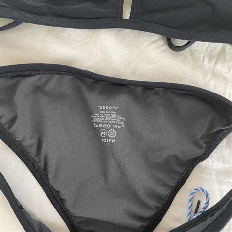 Jolyn Black Sport Bikini Set Worn Once For Try Depop