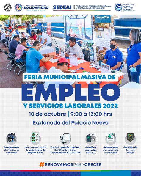 Realizarán Feria Masiva de Empleo en Solidaridad Cancún Mío