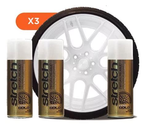 Kit X3 Stretch Pintura Removible Blanco Perlado Vinilo