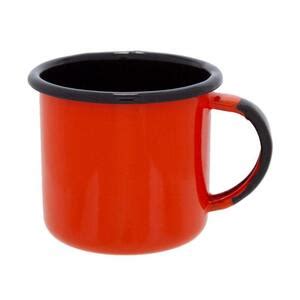 Caneca Esmaltada Nº6 Ewel Laranja Leroy Merlin