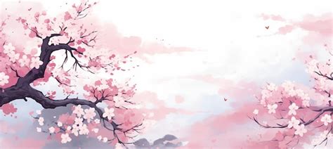 Premium AI Image | cherry blossom anime