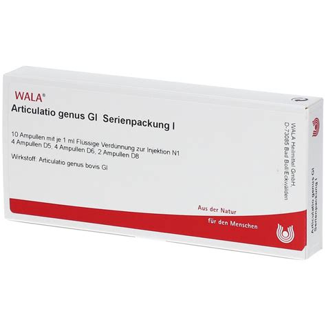 Articulatio Genus Gl Serienpackung Ampullen X Ml Shop Apotheke