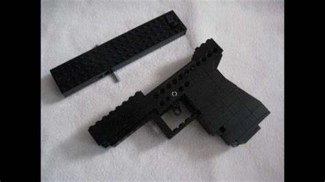 Working Lego Baby Glock Pistol V3 Instructions Tutorial Youtube