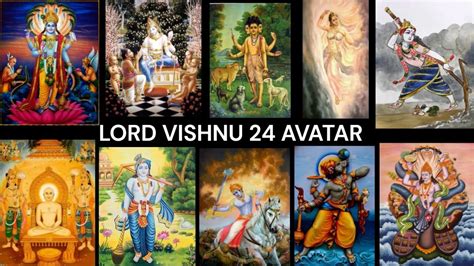 Lord Vishnu 24 Avatar Lordvishnu Youtube