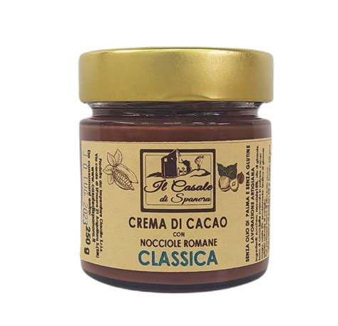 Crema Cacao E Nocciole Classica ARTIGIANALE CON NOCCIOLE ITALIANE 250