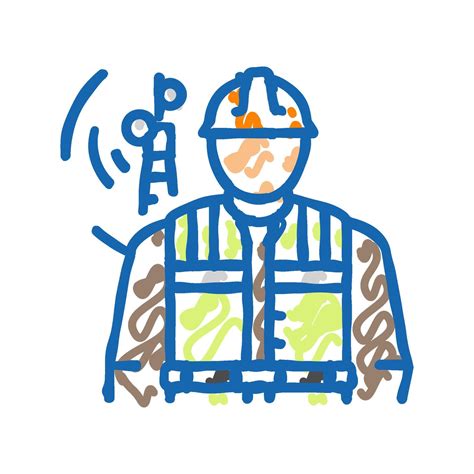 telecommunications equipment installers repairers icon doodle