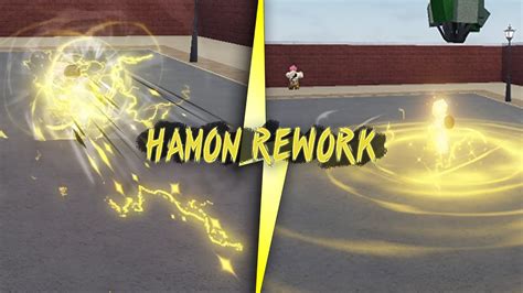 YBA HAMON REWORK SHOWCASE NEW UPDATE YouTube