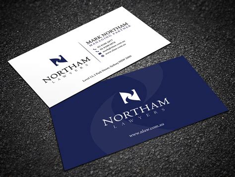 Elegant Playful Business Card Design For Northam Associates By