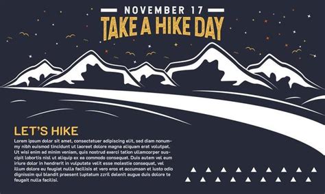 Hiking Poster Vector Art, Icons, and Graphics for Free Download