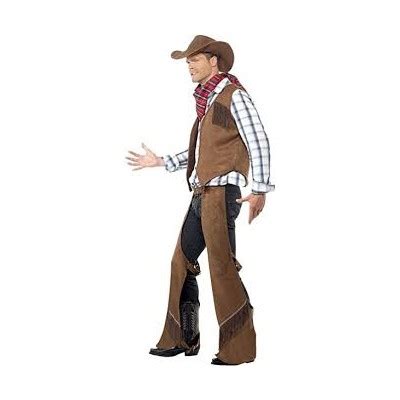 Costume Da Cowboy Con Frange Per Adulti Travestimento Per Feste