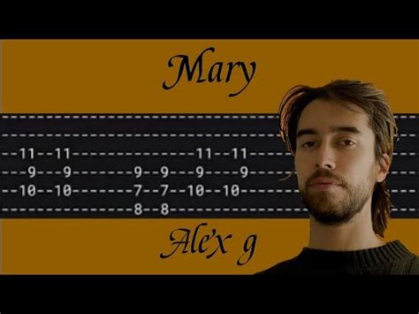 Mary Alex G EASY GUITAR TABS YouTube