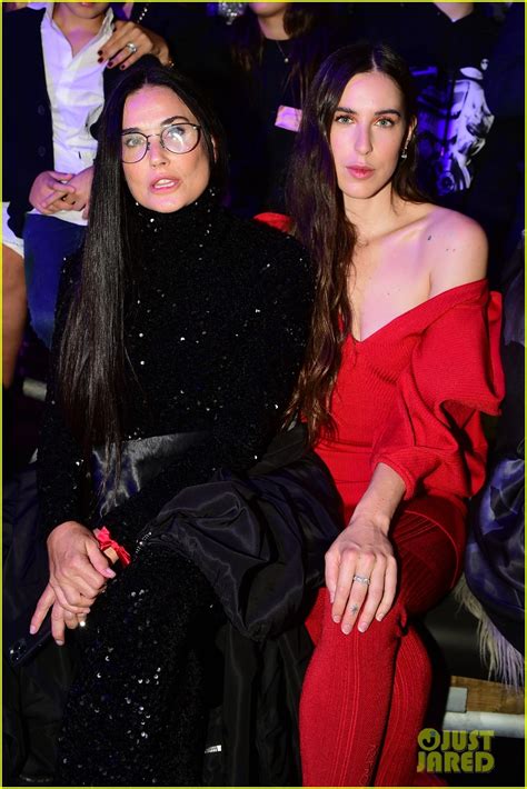 Demi Moore And Daughter Scout Willis Honor The Late Alber Elbaz In Paris Photo 4639085 Demi