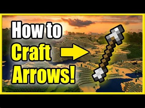 How To Make Arrows In Minecraft A Quick Tutorial Sweet Discord