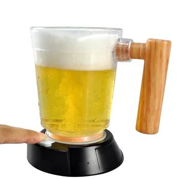 Portable Ultrasonic Bottoms Up Beer Dispenser With Beer Cup For Home ...