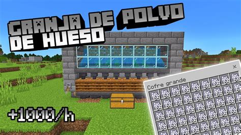 Granja De Polvo De Hueso Facil Y Eficiente Para Minecraft Bedrock 1 18