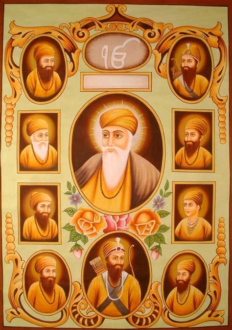 The Ten Sikh Gurus Exotic India Art