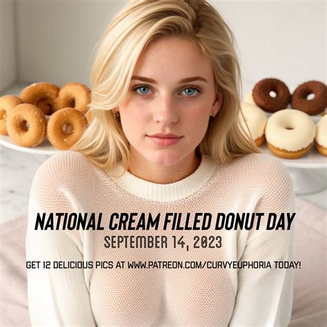 National Cream Filled Donut Day 9/14/2023 by CurvyEuphoria on DeviantArt