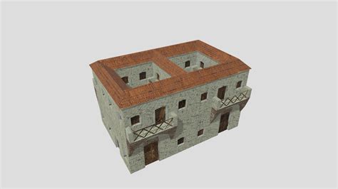 Low Poly Roman Insula 1 (WIP) - Download Free 3D model by AlexFerrart3D ...