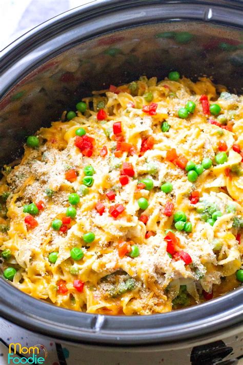 Crock Pot Tuna Casserole Dinner Has Never Been So Easy Mom Foodie