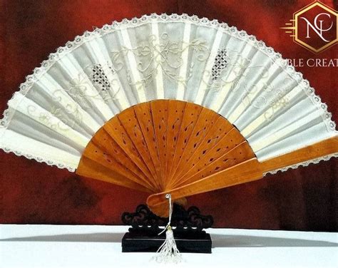 Filipiniana Pamaypay Hand Embroidered Callado Jusi Hand Fan Etsy