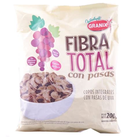 Granix Fibra Total Pasas 200g Dulcilandia Santa Fe