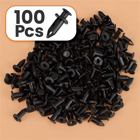 100x Fit For Honda ATV 8mm Retainer Clips Push Pin Splash Guard Body