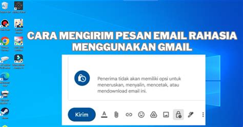 Cara Mudah Mengirim Pesan Email Rahasia Menggunakan Gmail Terbaru