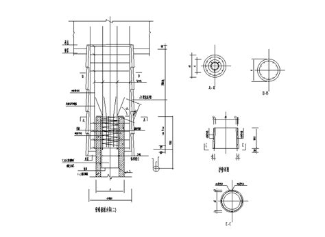 管桩接桩大样and管桩与承台连接大样cad 混凝土节点详图 筑龙结构设计论坛