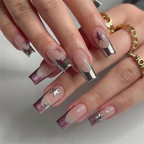 Unhas Delicadas Postiças Realistas Nail Designer beleza bem