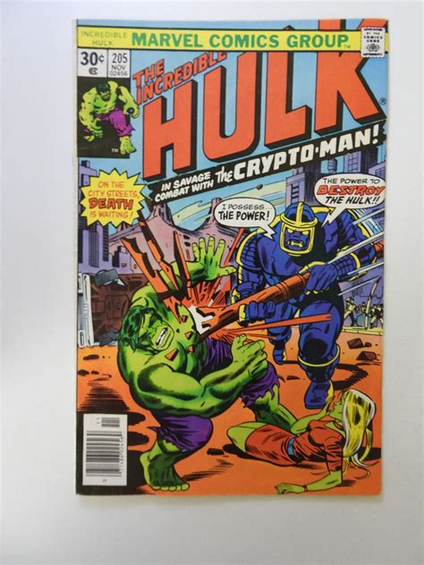 The Incredible Hulk 205 1976 FN VF Condition Comic Books Bronze