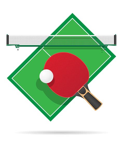 Ping Pong Table Vector Illustration 514237 Vector Art At Vecteezy