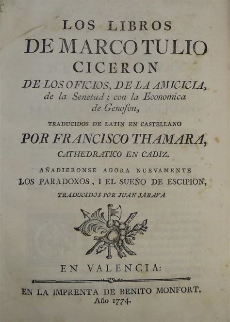 Los Libros De Marco Tulio Cicer N