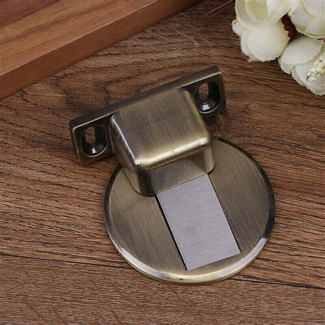 Premium Stainless Steel Strong Magnetic Door Stopper Floor Mount