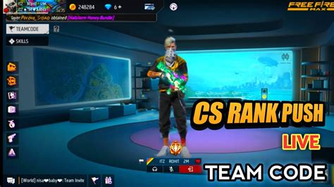 Cs Rank Push Live With Subscribe Team Codes Itzrohit M