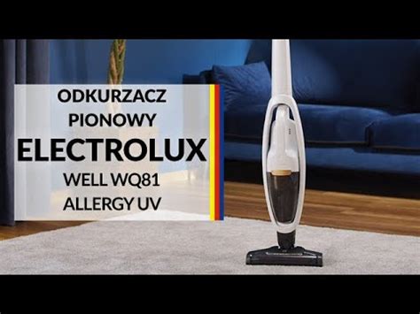 Odkurzacz Pionowy Electrolux WELL WQ81 Allergy UV Dane Techniczne